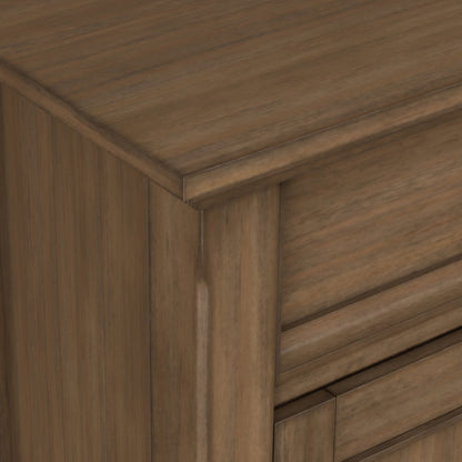 Rustic Natural Aged Brown | Amherst Entryway Storage Cabinet