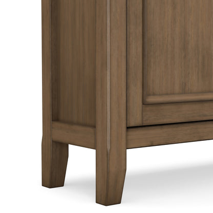 Rustic Natural Aged Brown | Amherst Entryway Storage Cabinet