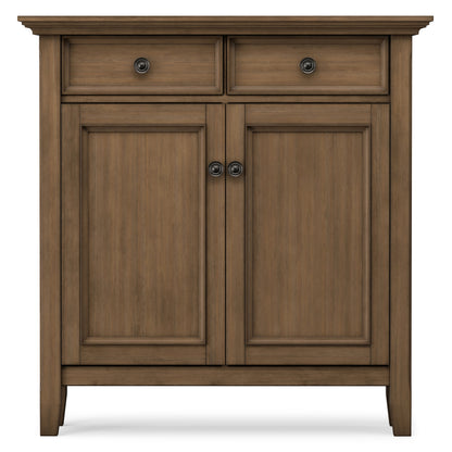 Rustic Natural Aged Brown | Amherst Entryway Storage Cabinet