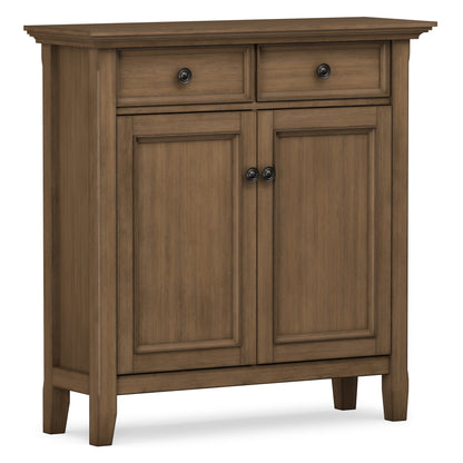 Rustic Natural Aged Brown | Amherst Entryway Storage Cabinet