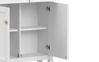 White | Amherst Entryway Storage Cabinet
