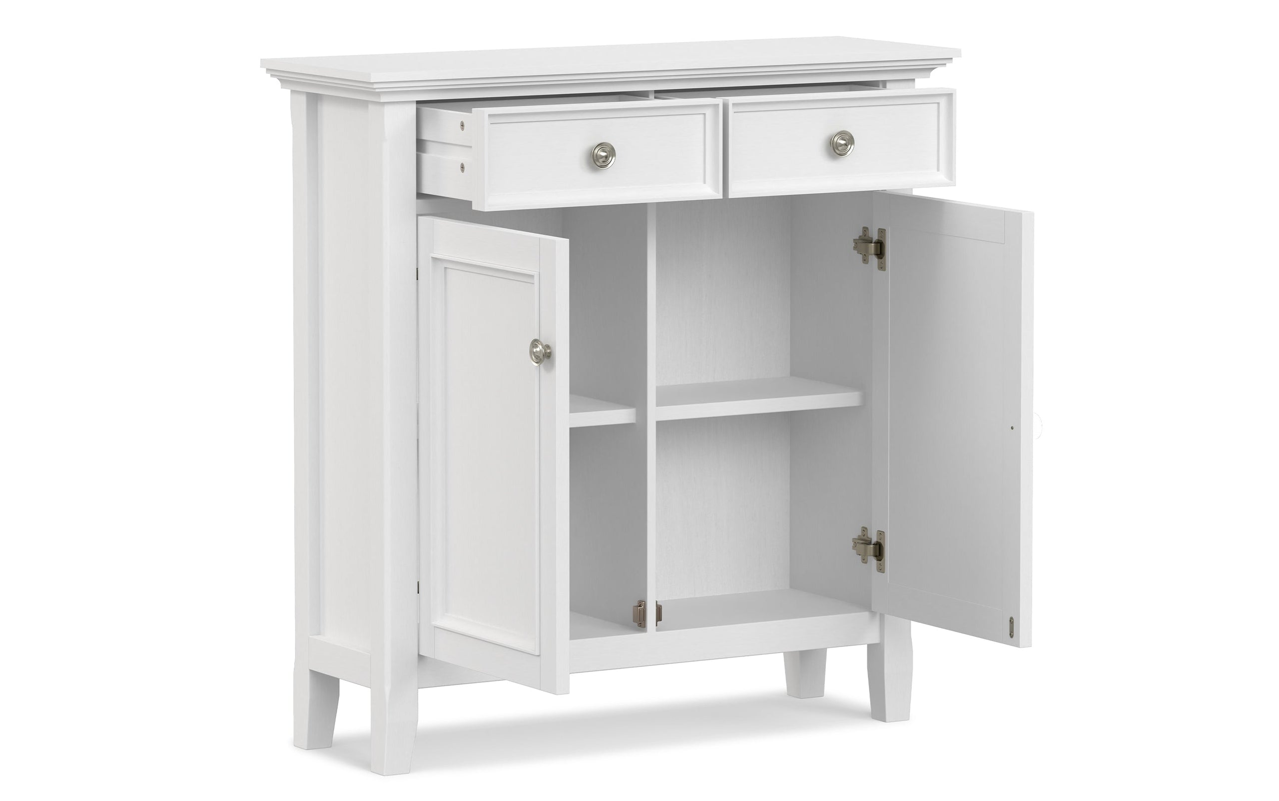 White | Amherst Entryway Storage Cabinet
