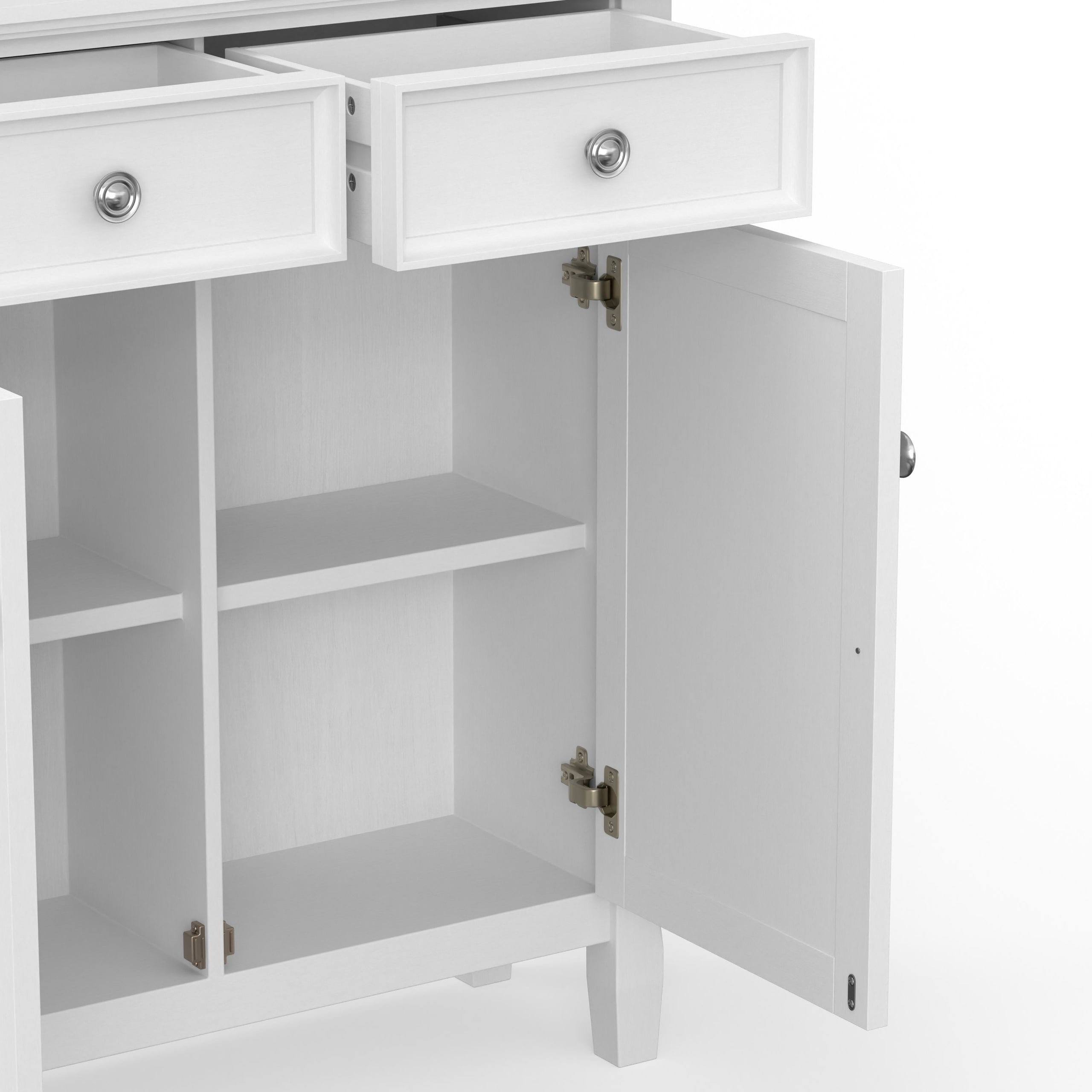 White | Amherst Entryway Storage Cabinet
