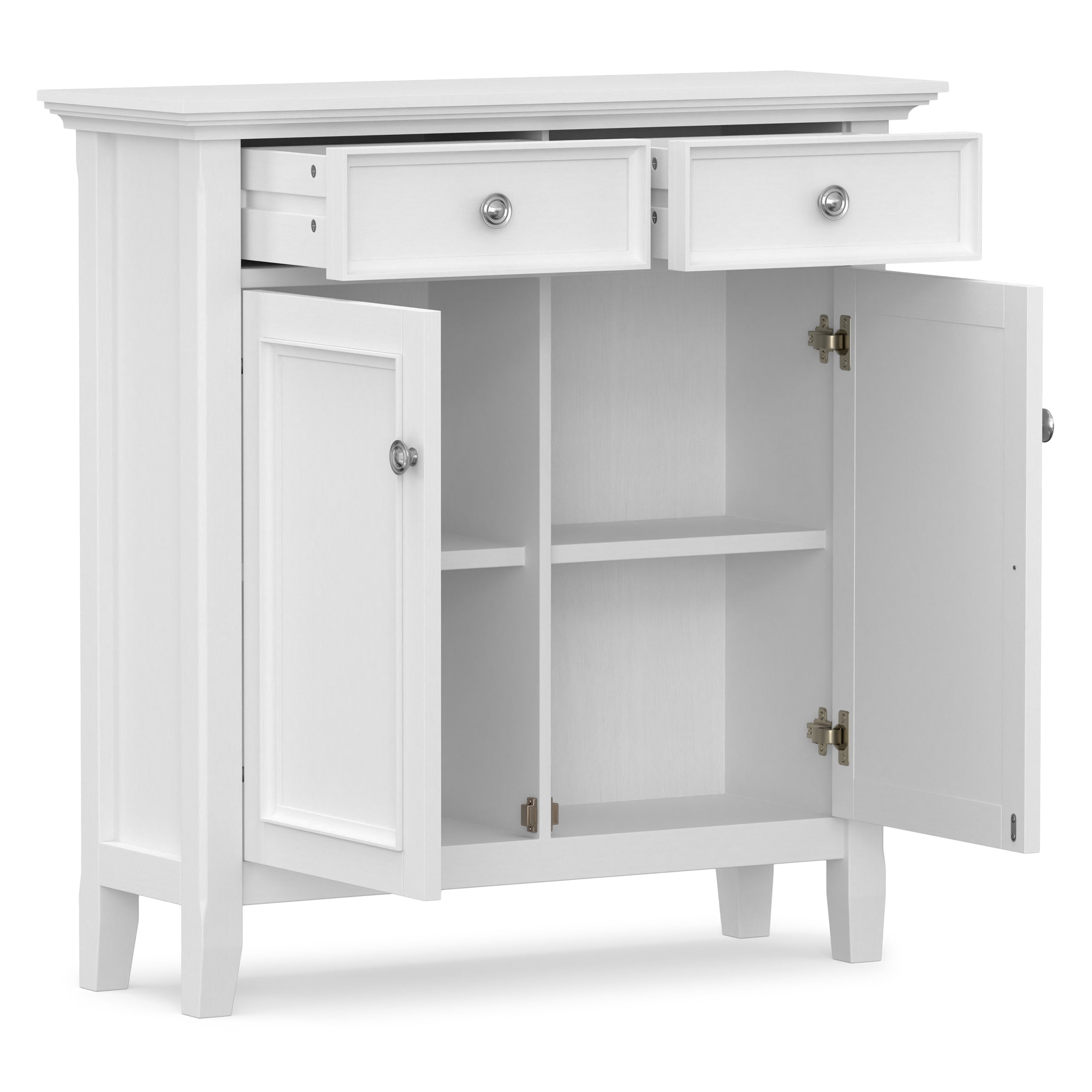 White | Amherst Entryway Storage Cabinet