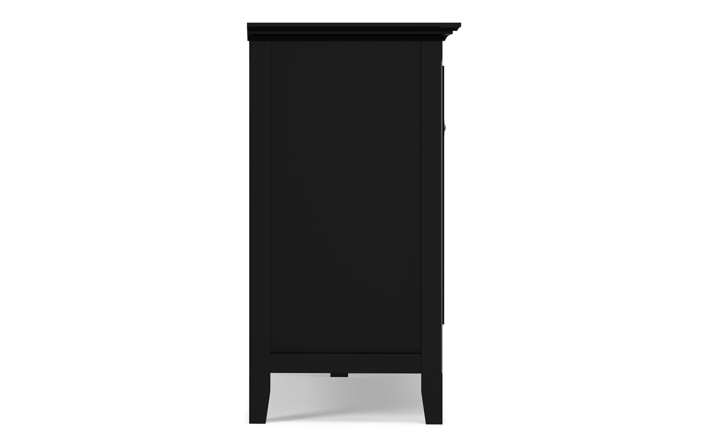 Black | Amherst Wide 4 Door Storage Cabinet