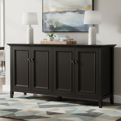 Hickory Brown | Amherst Wide 4 Door Storage Cabinet