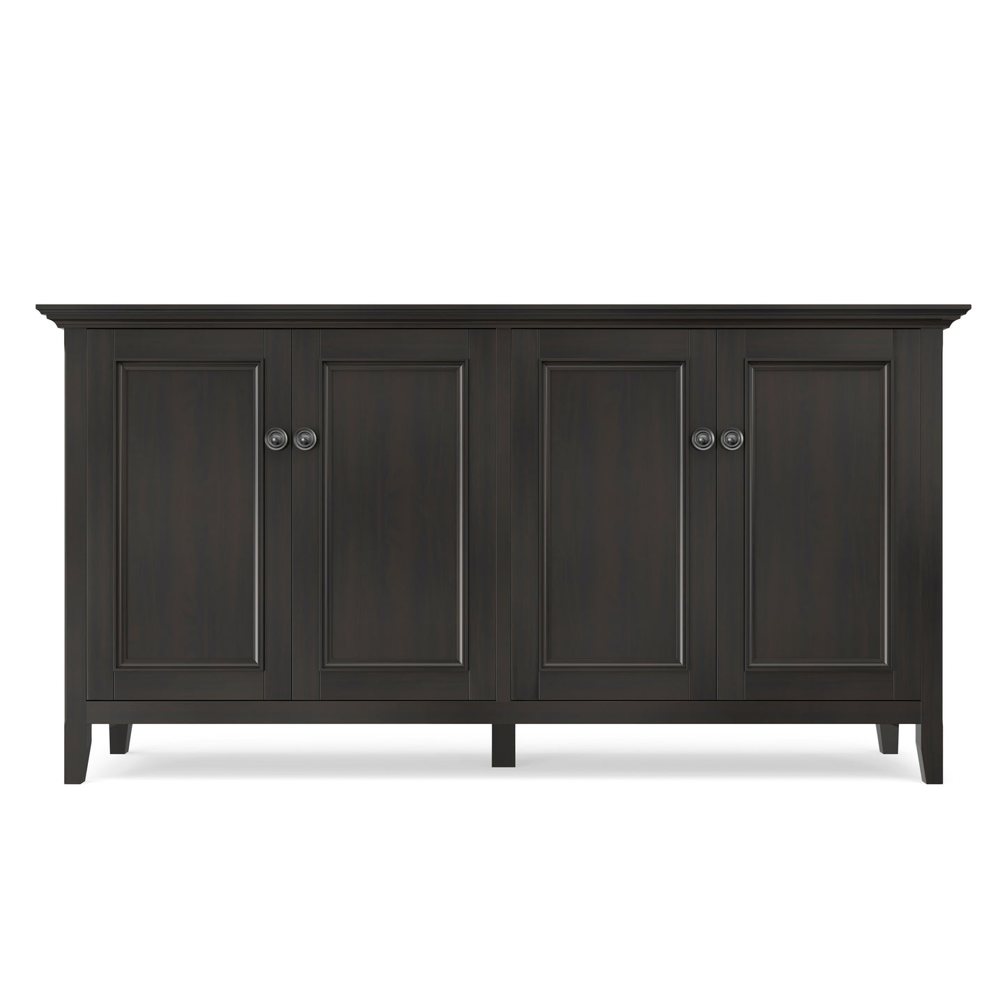 Hickory Brown | Amherst Wide 4 Door Storage Cabinet