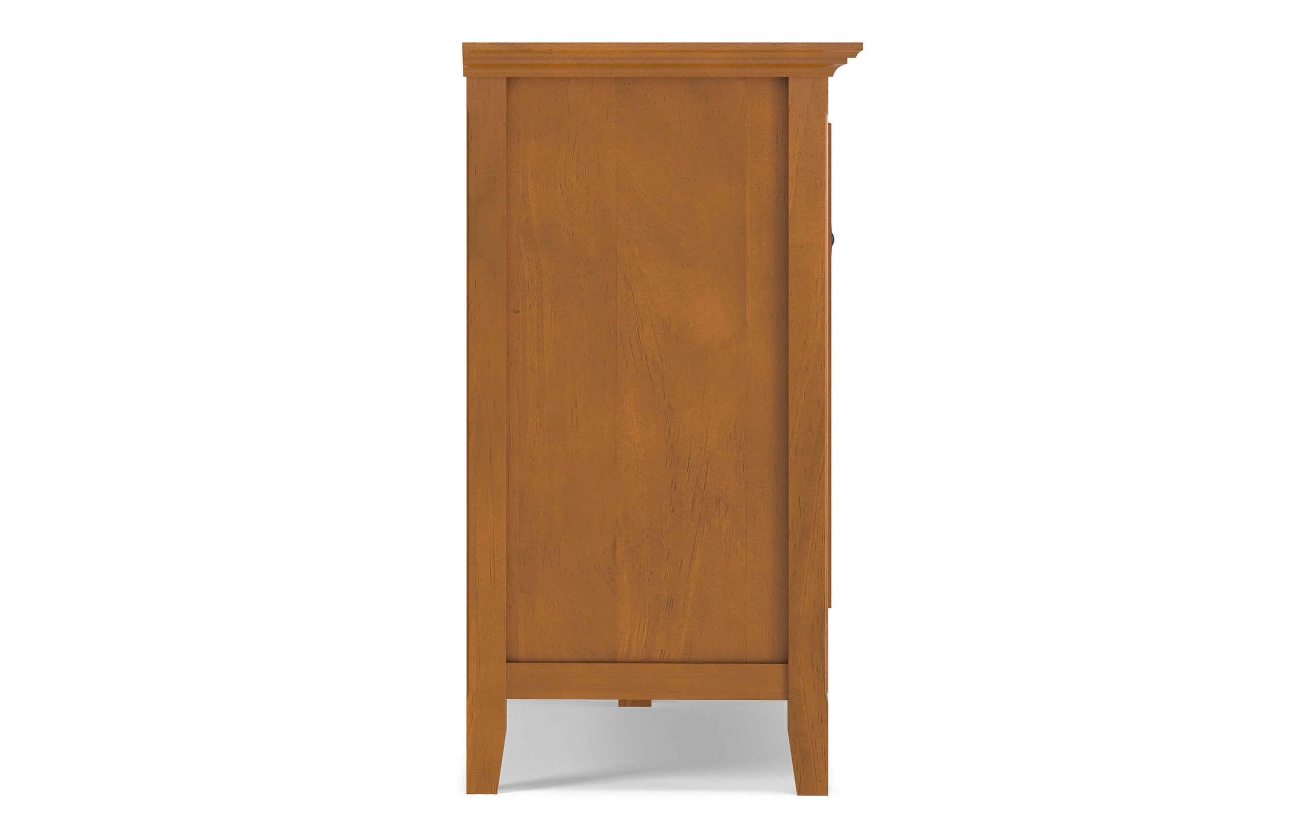 Light Golden Brown | Amherst Wide 4 Door Storage Cabinet