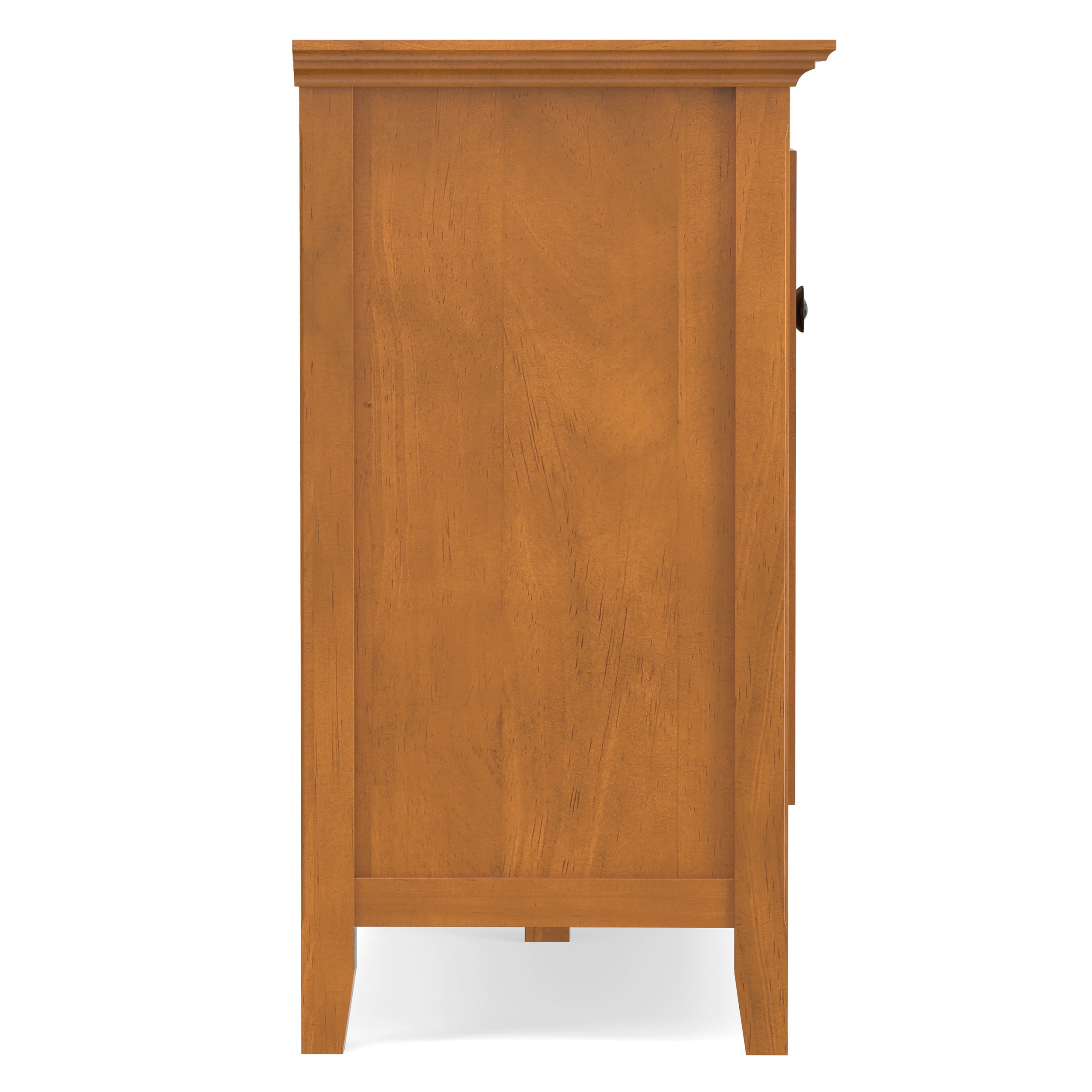 Light Golden Brown | Amherst Wide 4 Door Storage Cabinet