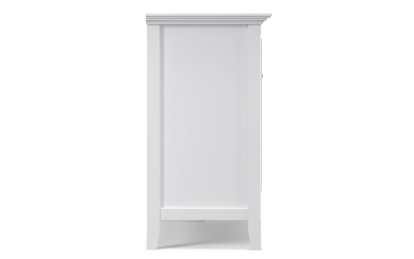 White | Amherst Wide 4 Door Storage Cabinet