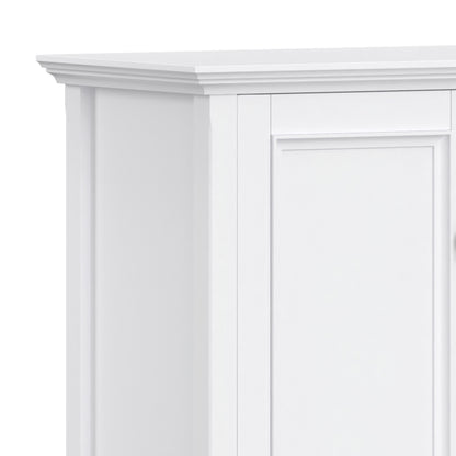 White | Amherst Wide 4 Door Storage Cabinet