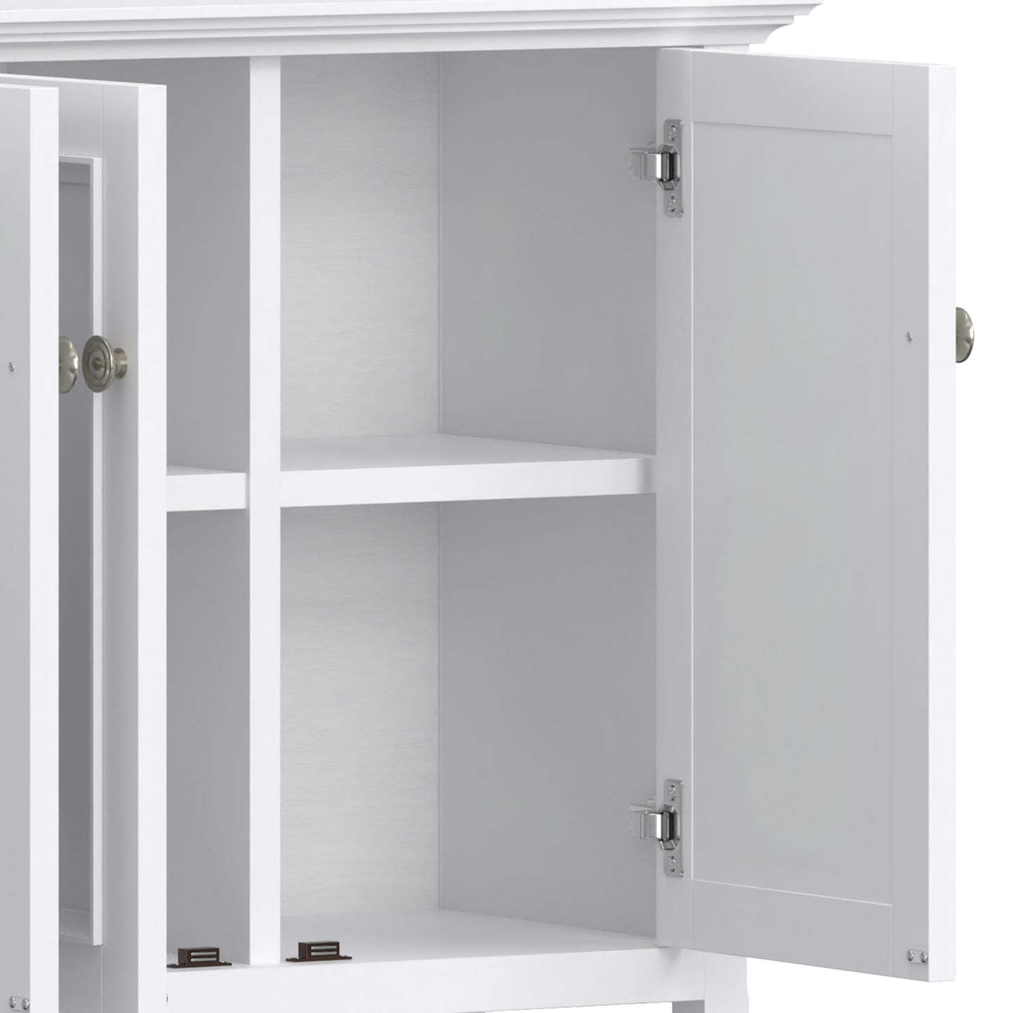 White | Amherst Wide 4 Door Storage Cabinet