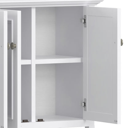 White | Amherst Wide 4 Door Storage Cabinet
