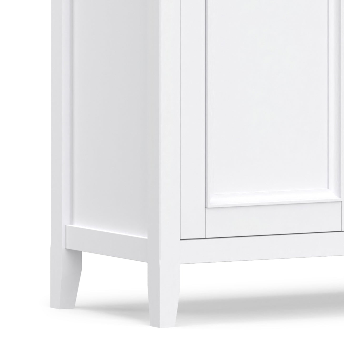 White | Amherst Wide 4 Door Storage Cabinet