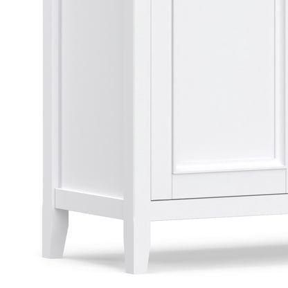 White | Amherst Wide 4 Door Storage Cabinet