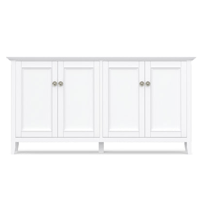 White | Amherst Wide 4 Door Storage Cabinet