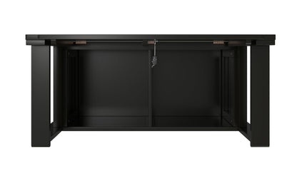 Black | Amherst Small Entryway Storage Bench