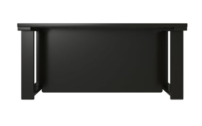 Black | Amherst Small Entryway Storage Bench