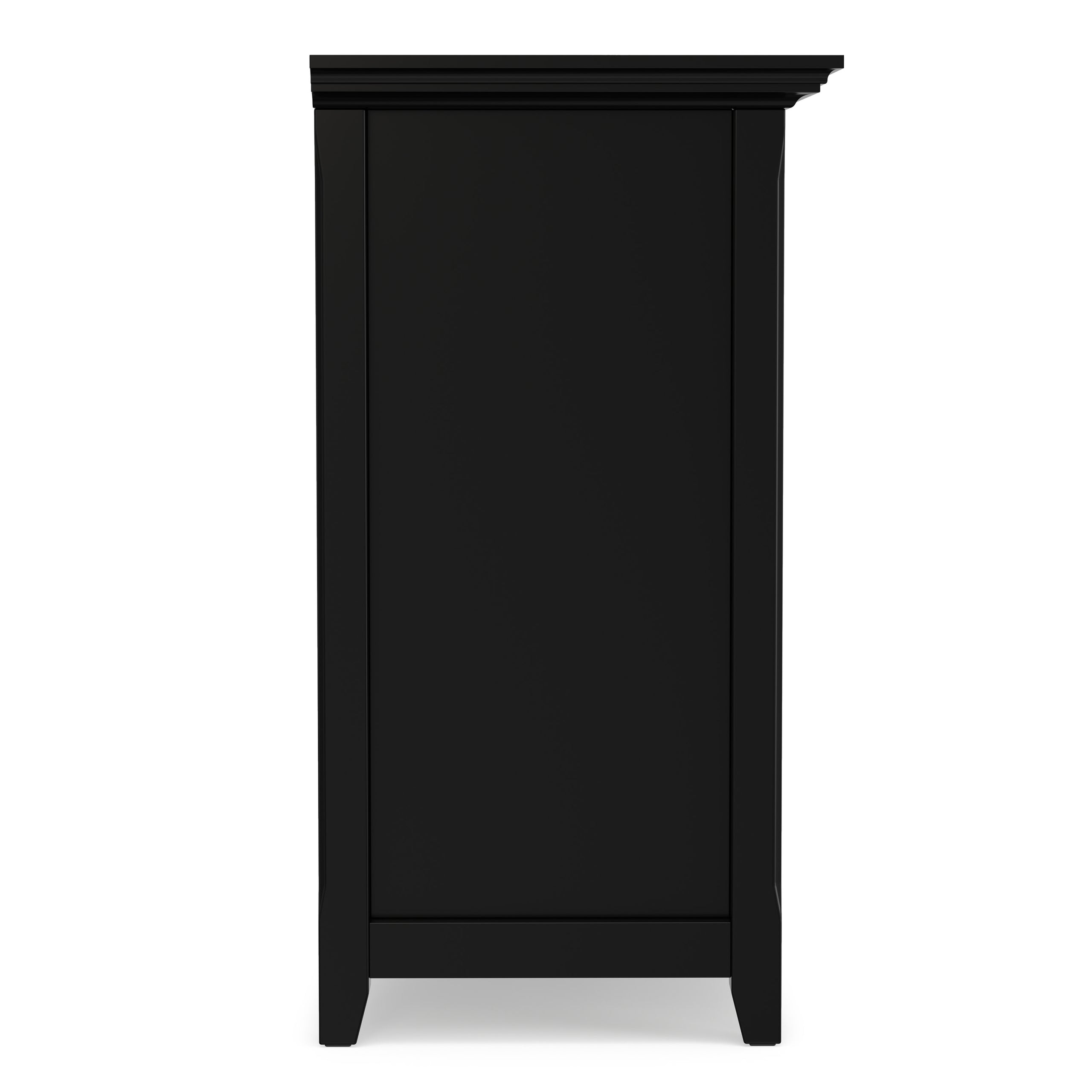 Black | Amherst Low 4 Shelf Bookcase