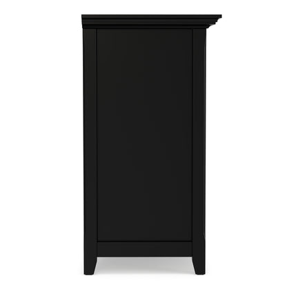 Black | Amherst Low 4 Shelf Bookcase