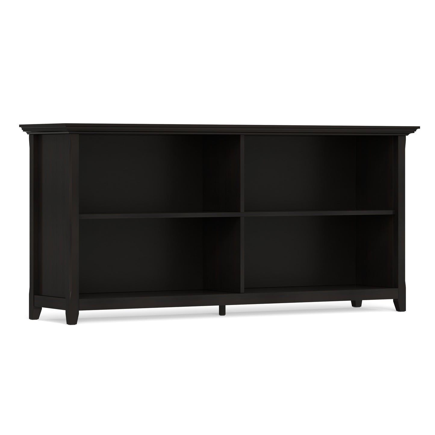 Hickory Brown | Amherst Low 4 Shelf Bookcase