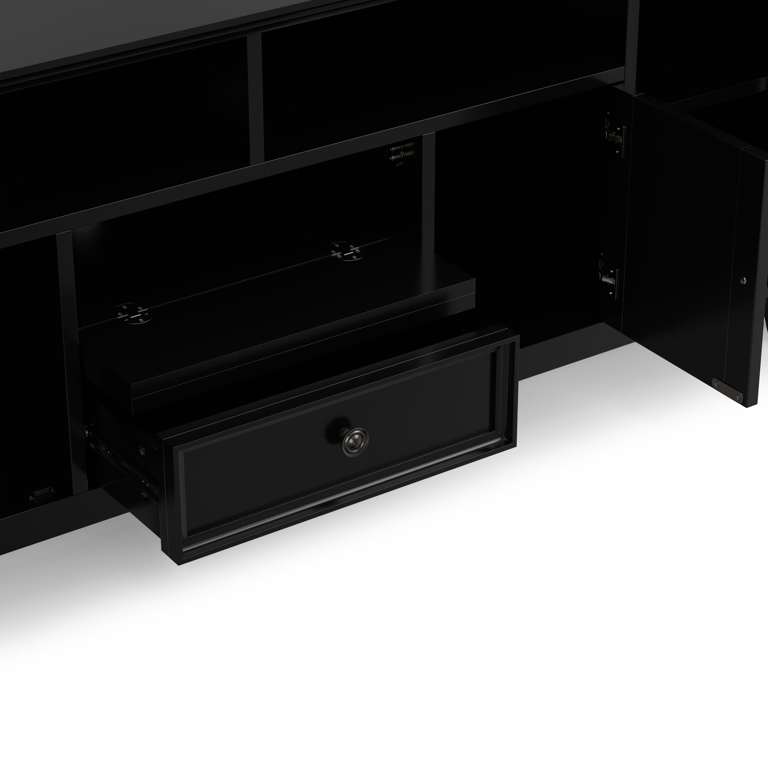 Black | Amherst 72 inch Wide TV Media Stand