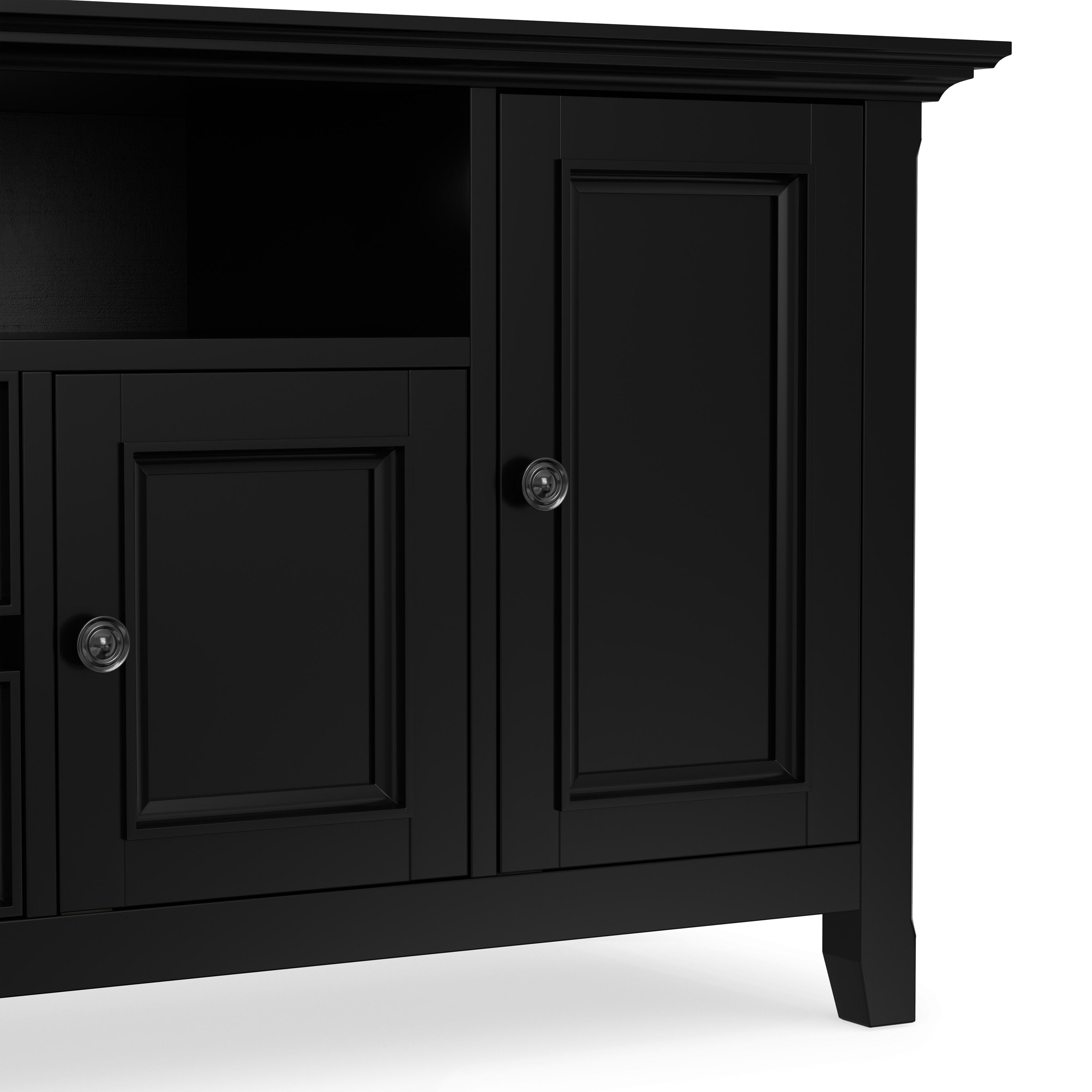 生ハム　ディスプレイ　プラスチック 72 Inch Solid Wood TV Stand | Amherst Wide TV Media Stand – Simpli