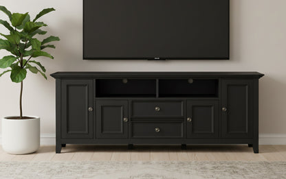 Black | Amherst 72 inch Wide TV Media Stand