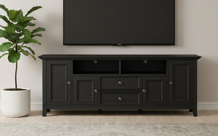 Black | Amherst 72 inch Wide TV Media Stand