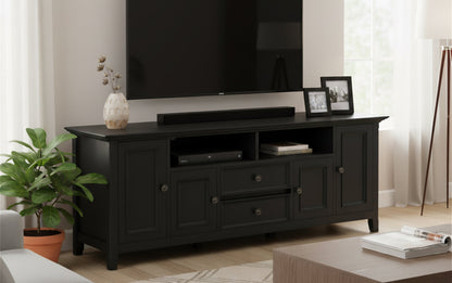 Black | Amherst 72 inch Wide TV Media Stand
