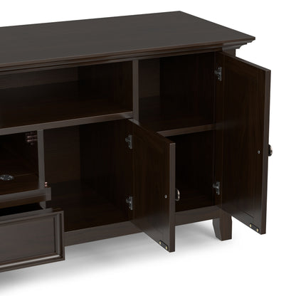 Brunette Brown | Amherst 72 inch Wide TV Media Stand