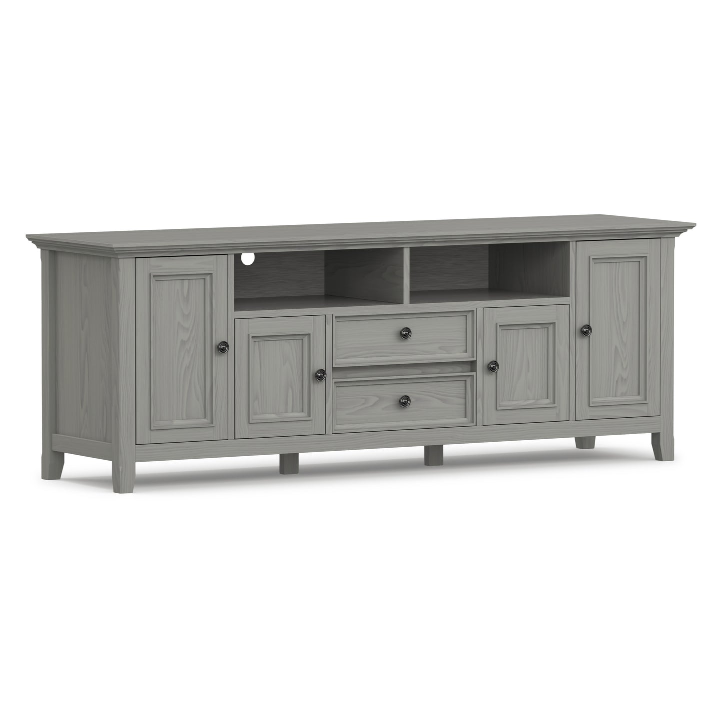 Fog Grey | Amherst 72 inch Wide TV Media Stand