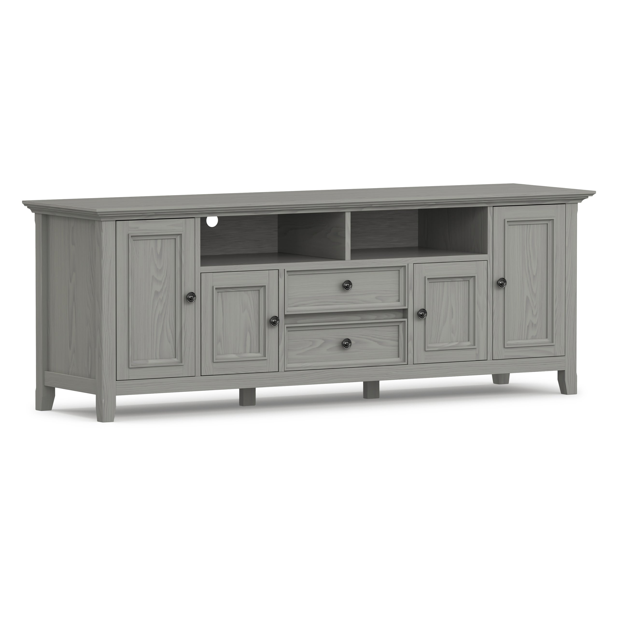Fog Grey | Amherst 72 inch Wide TV Media Stand