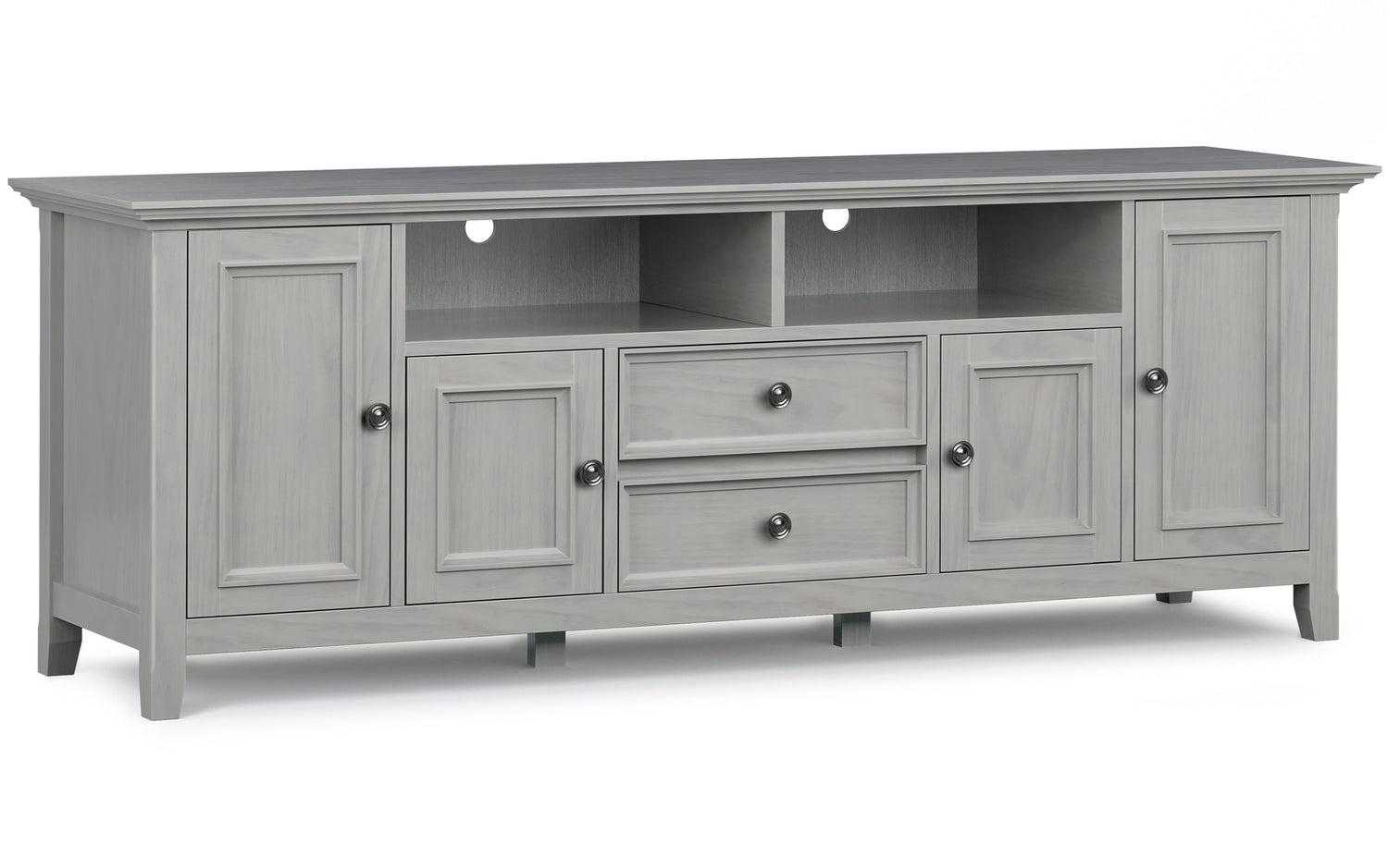 Fog Grey | Amherst 72 inch Wide TV Media Stand
