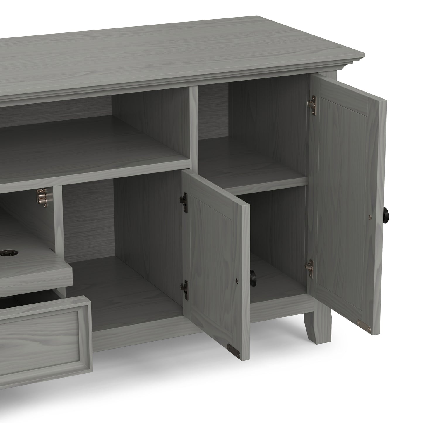 Fog Grey | Amherst 72 inch Wide TV Media Stand
