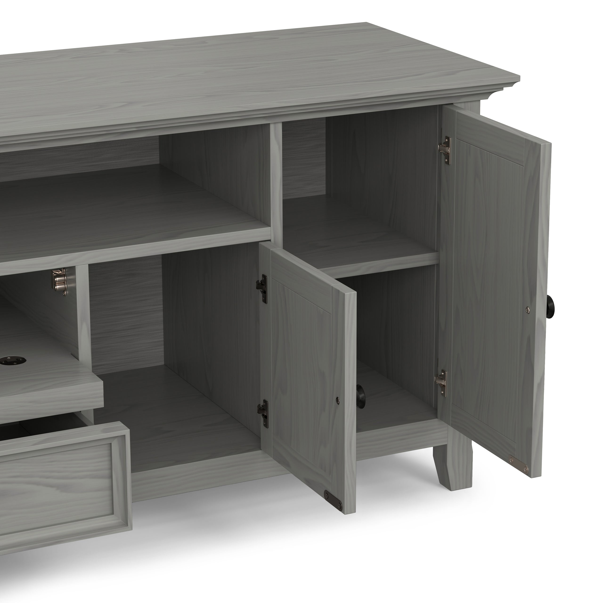 Fog Grey | Amherst 72 inch Wide TV Media Stand
