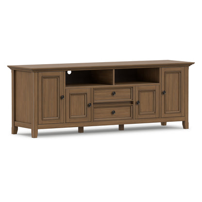 Rustic Natural Aged Brown | Amherst 72 inch Wide TV Media Stand