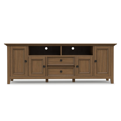 Rustic Natural Aged Brown | Amherst 72 inch Wide TV Media Stand