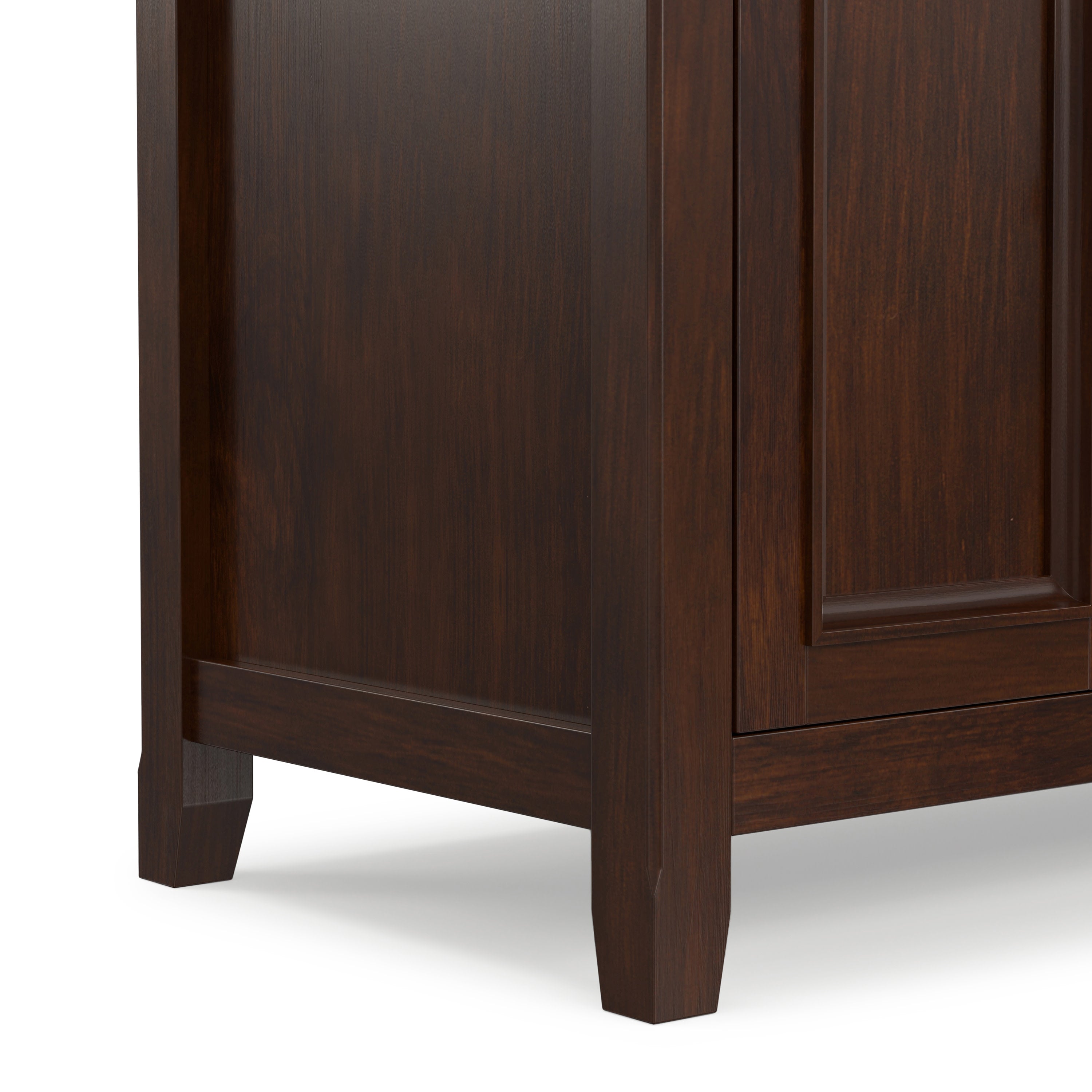 72 Inch Solid Wood TV Stand | Amherst Wide TV Media Stand – Simpli