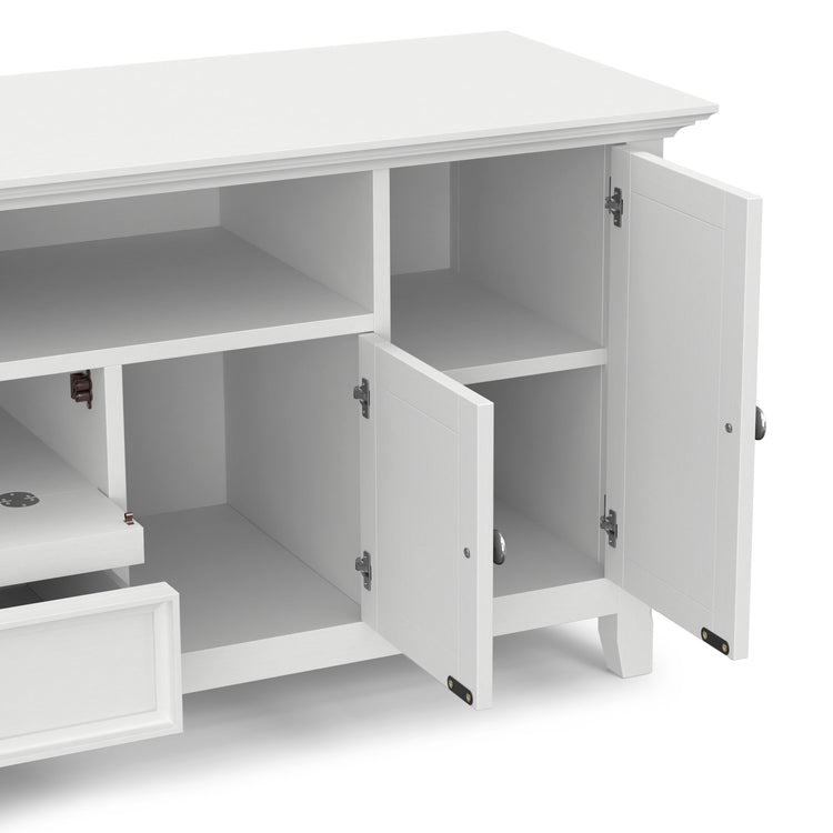 White | Amherst 72 inch Wide TV Media Stand