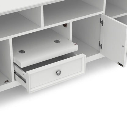 White | Amherst 72 inch Wide TV Media Stand