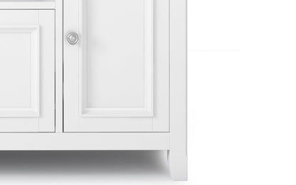 White | Amherst 72 inch Wide TV Media Stand