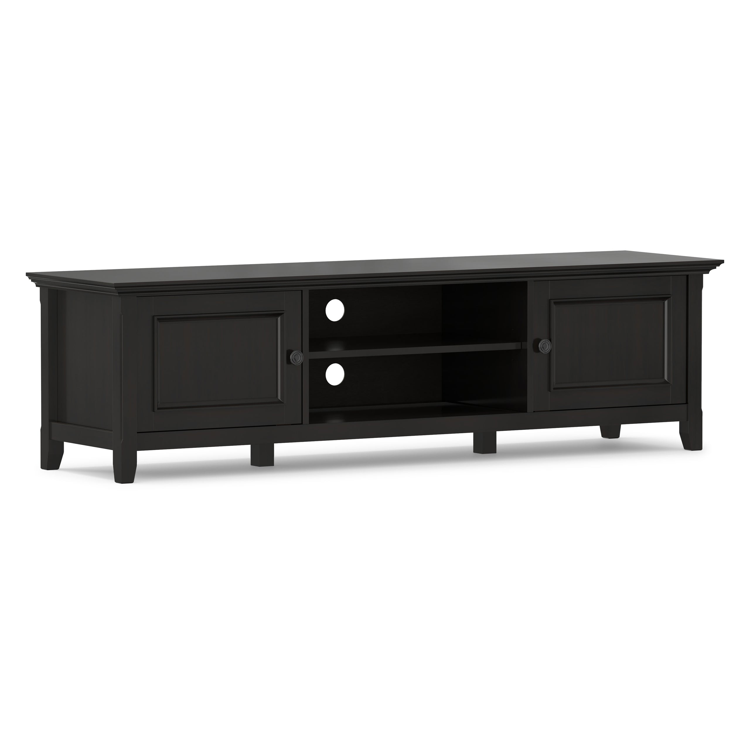 Hickory Brown | Amherst 72 inch Low TV Media Stand