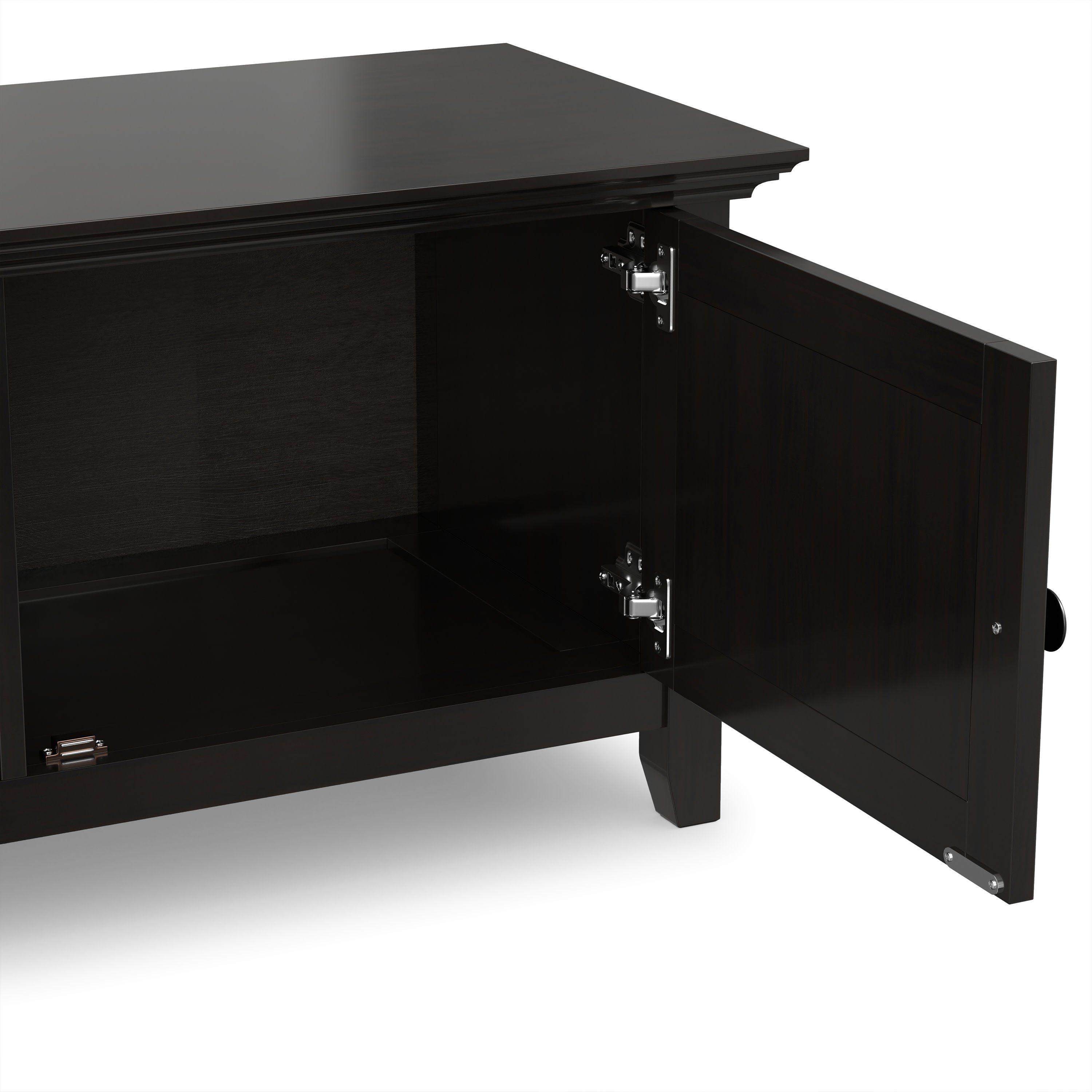 STRICTLY ストリクトリー　CAB10 167cm 72 Inch TV Stand | Amherst Low Profile Media Console – Simpli Home