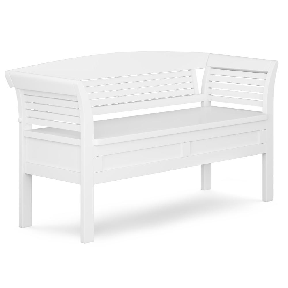 White | Arlington Entryway Bench