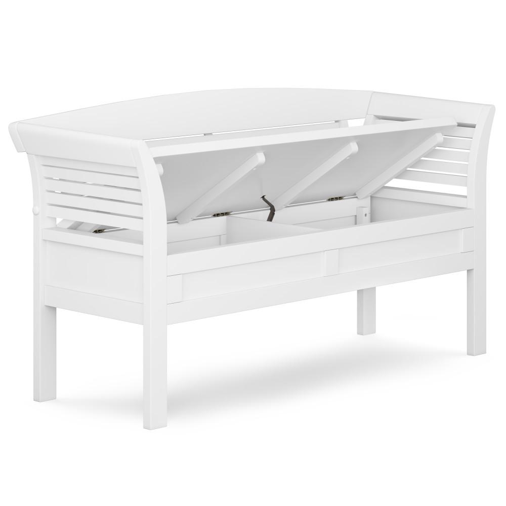White | Arlington Entryway Bench