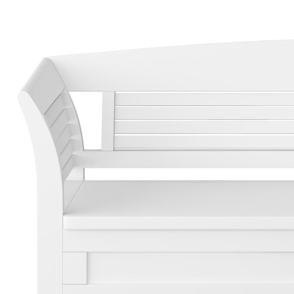 White | Arlington Entryway Bench
