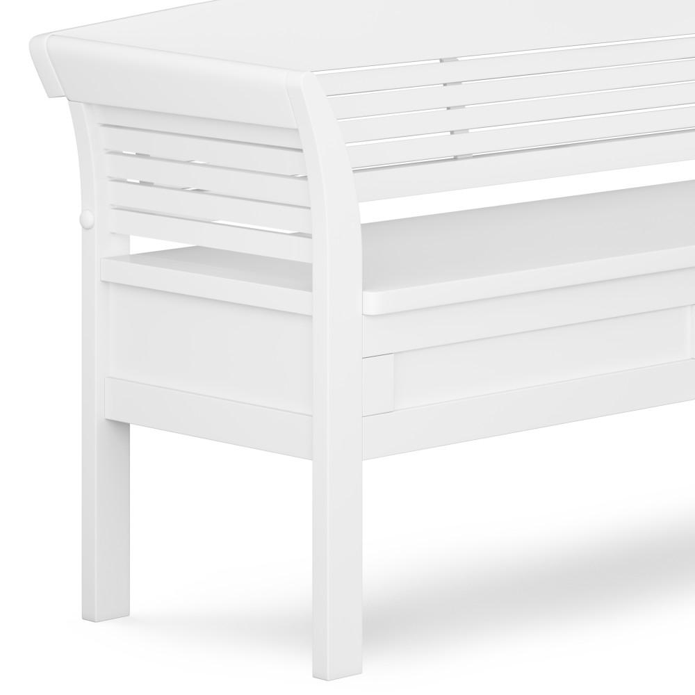White | Arlington Entryway Bench