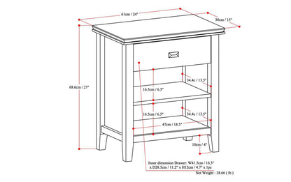 Black | Artisan Bedside Table