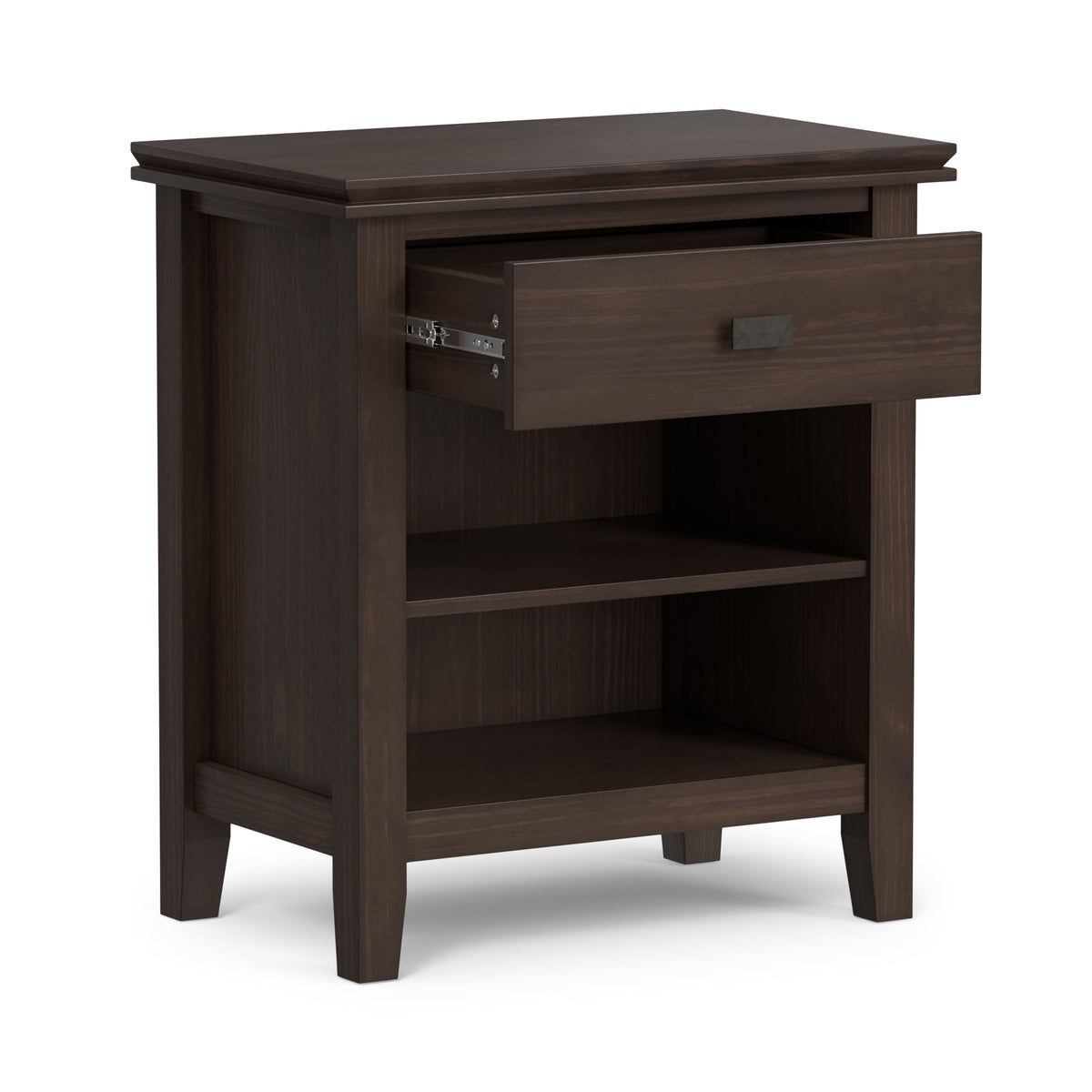 Warm Walnut Brown | Artisan Nightstand